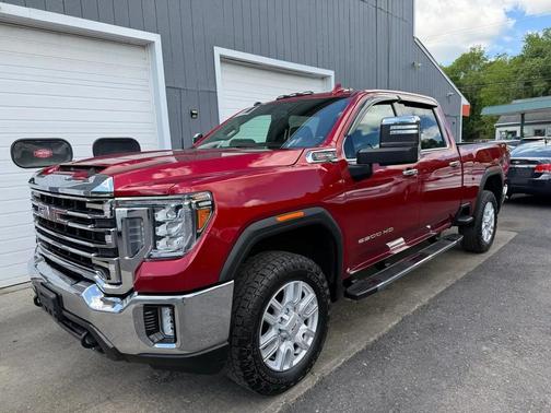Cayenne Red 2021 GMC Sierra 2500 SLT