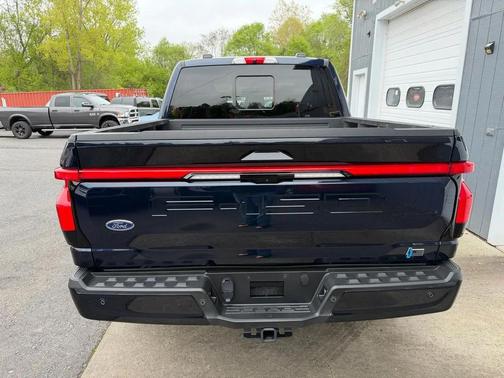 Antimatter Blue Metallic 2022 Ford F-150 Lightning LARIAT