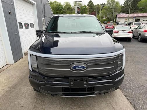 Antimatter Blue Metallic 2022 Ford F-150 Lightning LARIAT