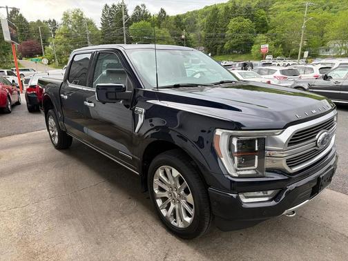 Antimatter Blue Metallic 2022 Ford F-150 Limited