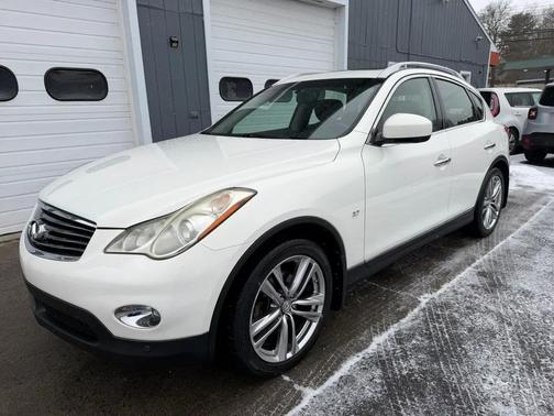Moonlight White 2014 INFINITI QX50 Journey SUV