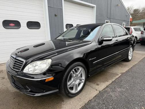 Black 2003 Mercedes-Benz S-Class S55 AMG Sedan