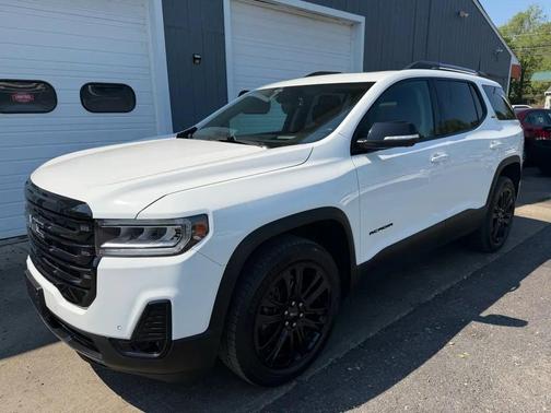 Summit White 2021 GMC Acadia AWD SLT
