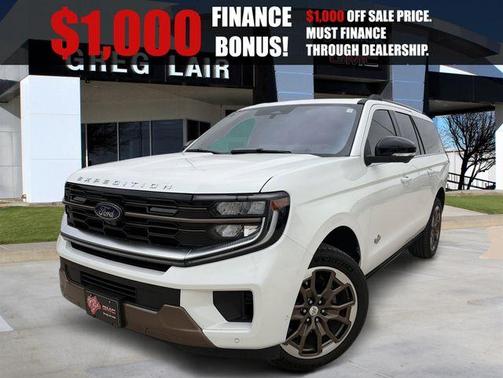 White Metallic 2025 Ford Expedition Max King Ranch