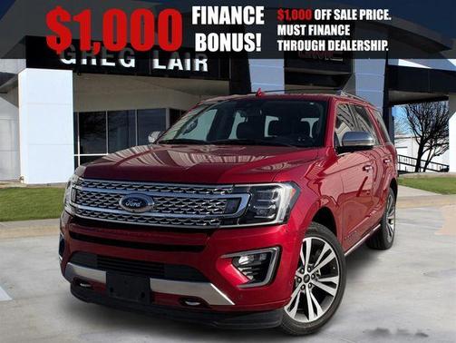 Red Metallic 2020 Ford Expedition Platinum