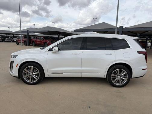 Crystal White Tri-Coat 2024 Cadillac XT6 Premium Luxury AWD