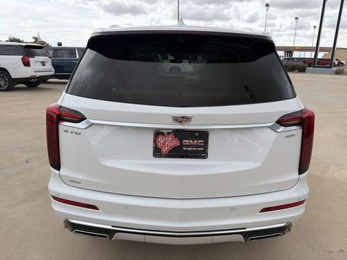 Crystal White Tri-Coat 2024 Cadillac XT6 Premium Luxury AWD