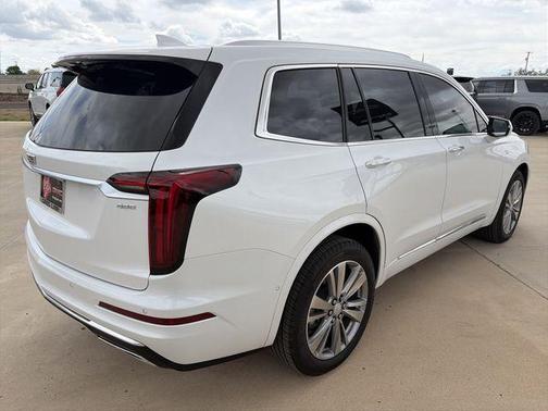 Crystal White Tri-Coat 2024 Cadillac XT6 Premium Luxury AWD