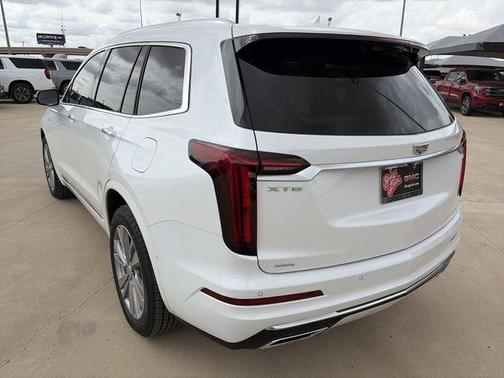 Crystal White Tri-Coat 2024 Cadillac XT6 Premium Luxury AWD