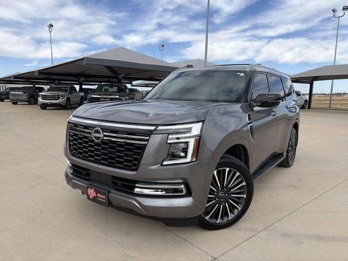 Gun Metallic 2025 Nissan Armada Platinum Reserve