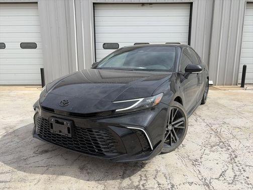 Midnight Black Metallic 2025 Toyota Camry XSE