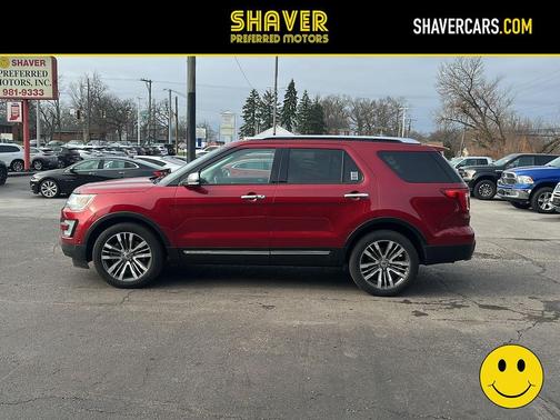 Ruby Red Metallic Tinted Clearcoat 2017 Ford Explorer Platinum