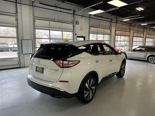 Pearl White 2018 Nissan Murano Platinum