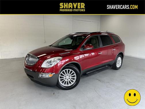 Crystal Red Tintcoat 2012 Buick Enclave Leather