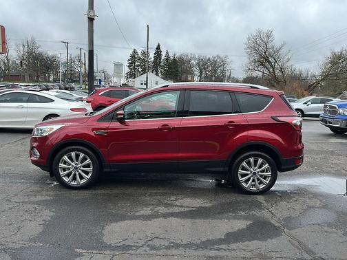 Ruby Red Metallic Tinted Clearcoat 2017 Ford Escape Titanium