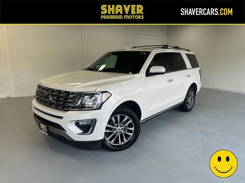White Platinum Metallic Tri-Coat 2018 Ford Expedition Limited