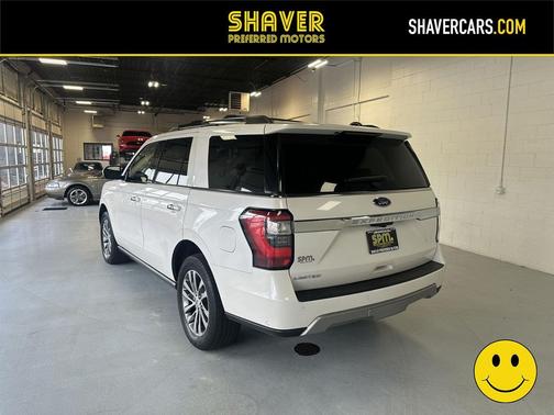 White Platinum Metallic Tri-Coat 2018 Ford Expedition Limited