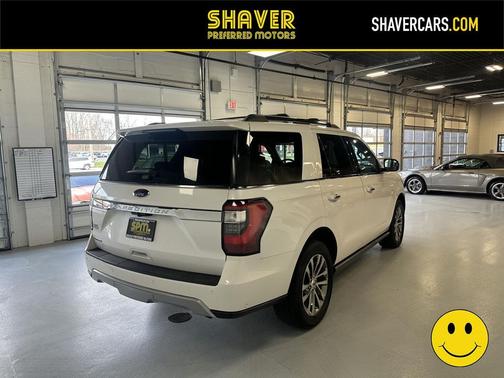 White Platinum Metallic Tri-Coat 2018 Ford Expedition Limited