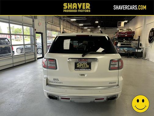 White Diamond Tricoat 2015 GMC Acadia Denali