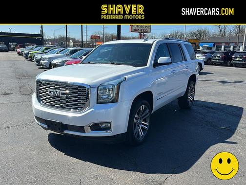 White Frost Tricoat 2018 GMC Yukon Denali