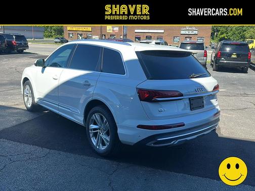 WHITE 2021 Audi Q7 55 Premium Plus