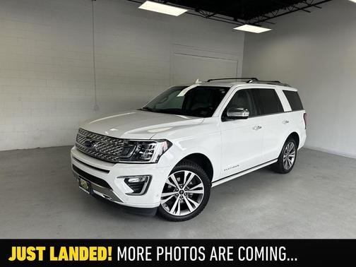 Star White Metallic Tri-Coat 2020 Ford Expedition Platinum
