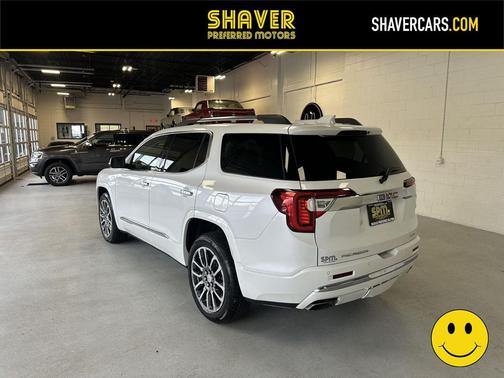 White Frost Tricoat 2020 GMC Acadia Denali