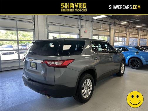 Satin Steel Metallic 2021 Chevrolet Traverse LS