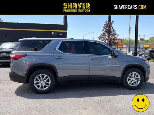 Satin Steel Metallic 2021 Chevrolet Traverse LS
