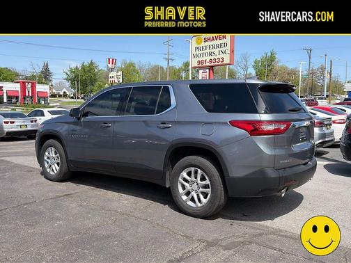 Satin Steel Metallic 2021 Chevrolet Traverse LS