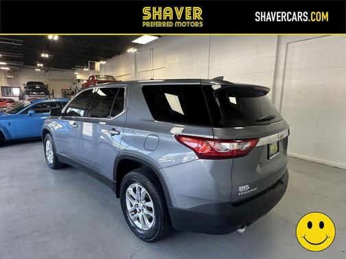 Satin Steel Metallic 2021 Chevrolet Traverse LS