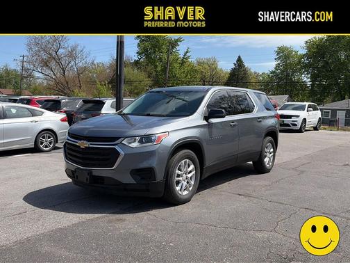 Satin Steel Metallic 2021 Chevrolet Traverse LS
