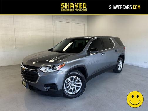 Satin Steel Metallic 2021 Chevrolet Traverse LS