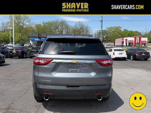 Satin Steel Metallic 2021 Chevrolet Traverse LS