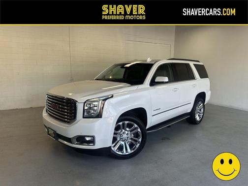 White Frost Tricoat 2019 GMC Yukon SLT