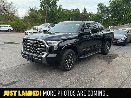 Midnight Black Metallic 2023 Toyota Tundra Hybrid Platinum