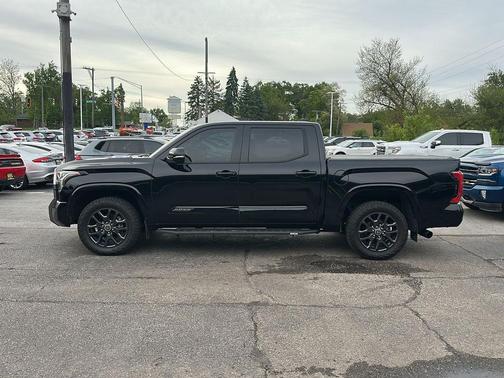 Midnight Black Metallic 2023 Toyota Tundra Hybrid Platinum