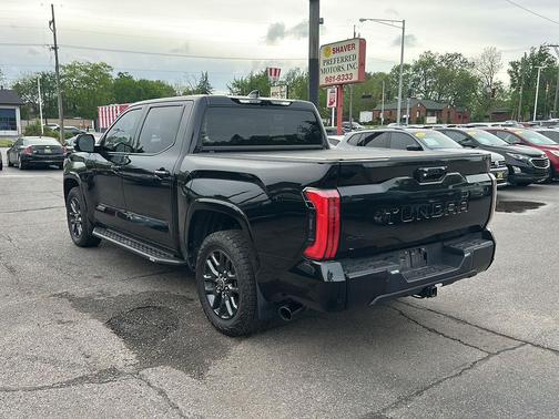 Midnight Black Metallic 2023 Toyota Tundra Hybrid Platinum