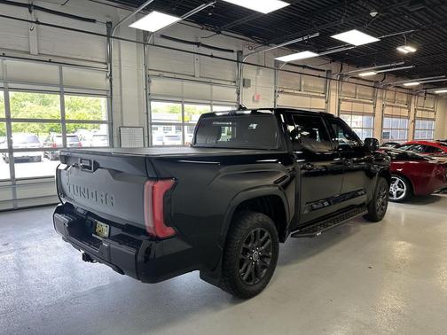 Midnight Black Metallic 2023 Toyota Tundra Hybrid Platinum
