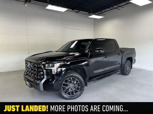 Midnight Black Metallic 2023 Toyota Tundra Hybrid Platinum