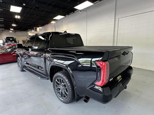 Midnight Black Metallic 2023 Toyota Tundra Hybrid Platinum