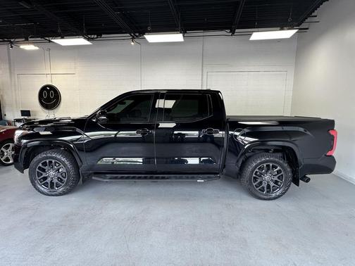 Midnight Black Metallic 2023 Toyota Tundra Hybrid Platinum