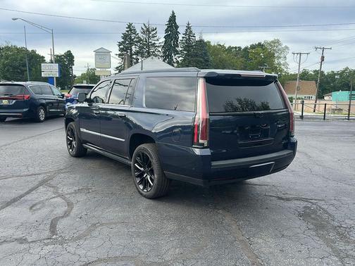 Dark Adriatic Blue Metallic 2018 Cadillac Escalade ESV Premium Luxury