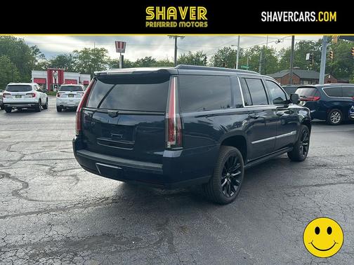 Dark Adriatic Blue Metallic 2018 Cadillac Escalade ESV Premium Luxury