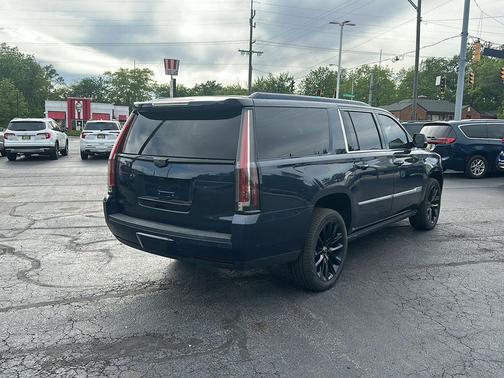 Dark Adriatic Blue Metallic 2018 Cadillac Escalade ESV Premium Luxury