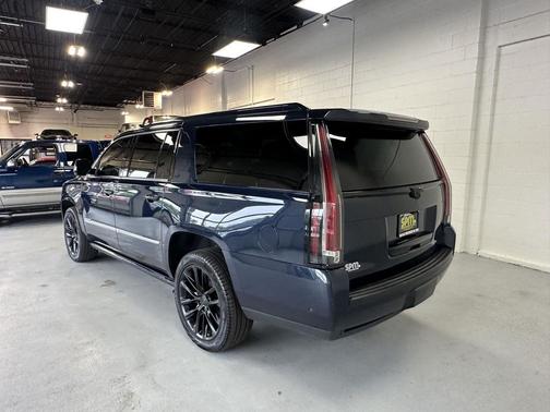 Dark Adriatic Blue Metallic 2018 Cadillac Escalade ESV Premium Luxury