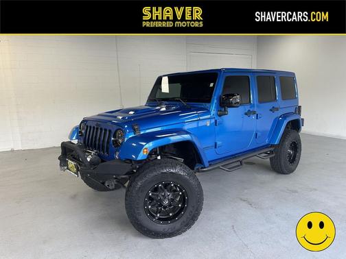 Hydro Blue Pearl Coat 2015 Jeep Wrangler Unlimited Altitude