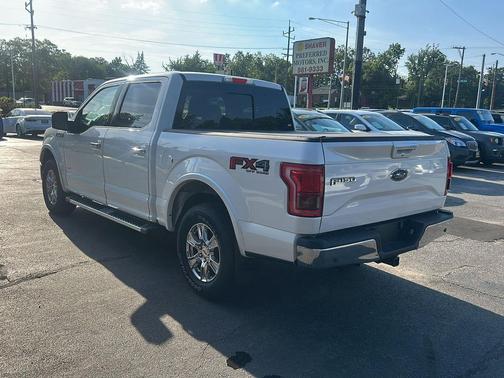White Platinum Metallic Tri-Coat 2016 Ford F-150 Lariat