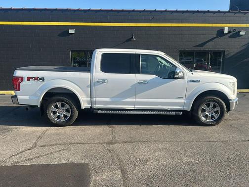 White Platinum Metallic Tri-Coat 2016 Ford F-150 Lariat