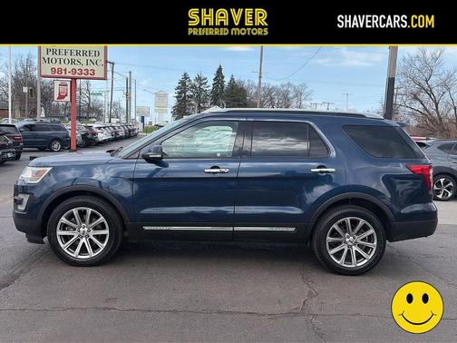 Blue Jeans Metallic 2017 Ford Explorer Limited